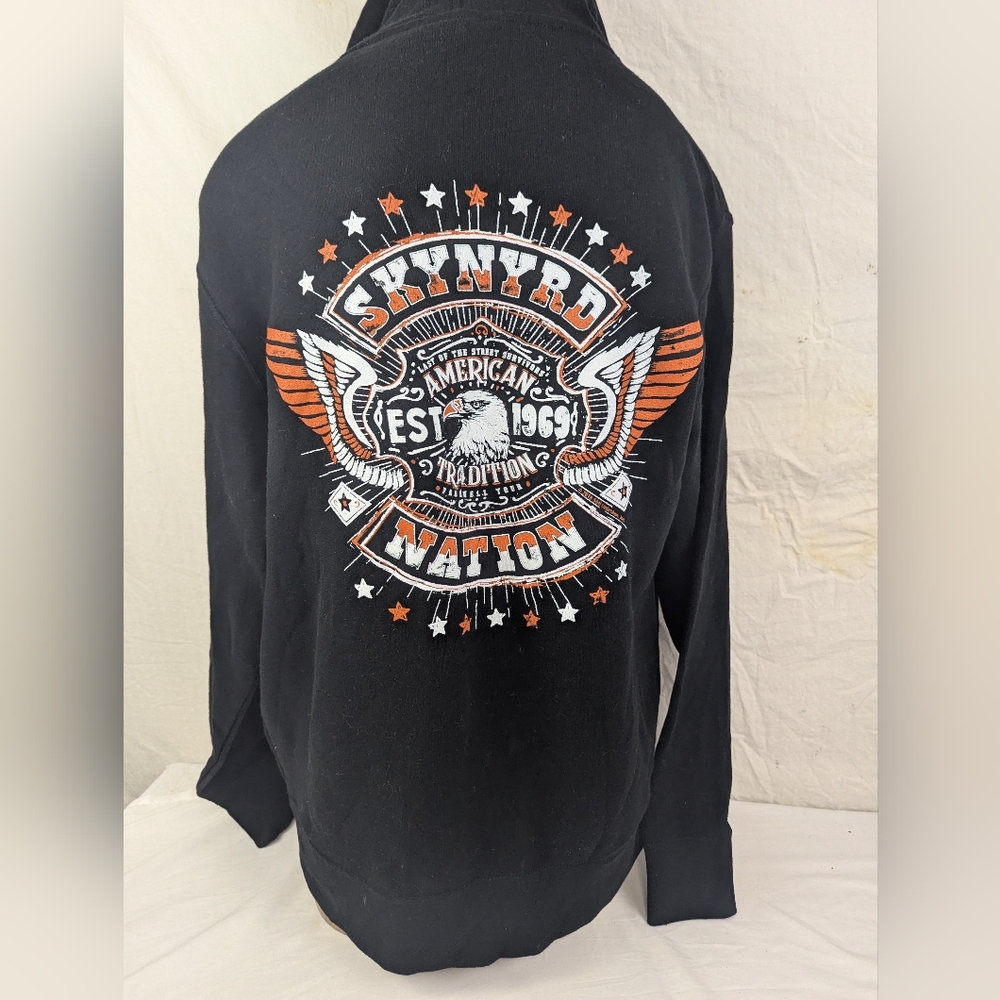 Lynard Skynyrd Vintage 2019 Farewell Concert  Merch Black Hoodie Medium